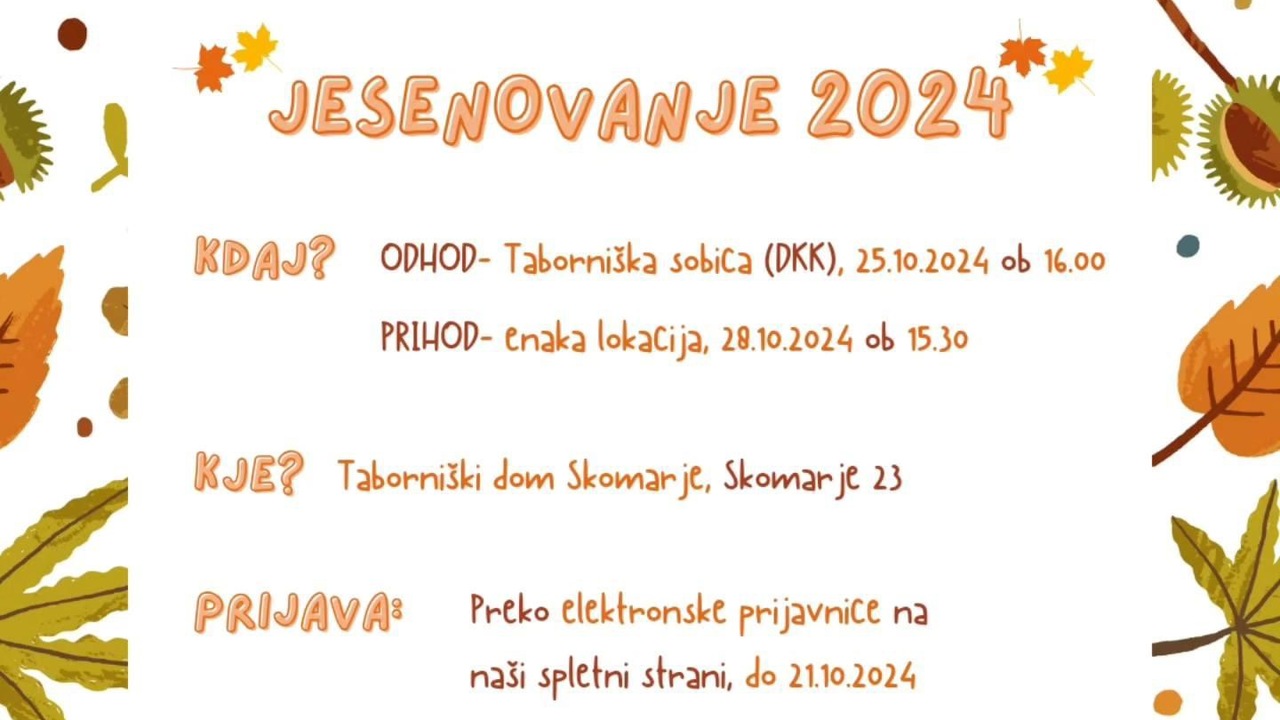 Jesenovanje 2024