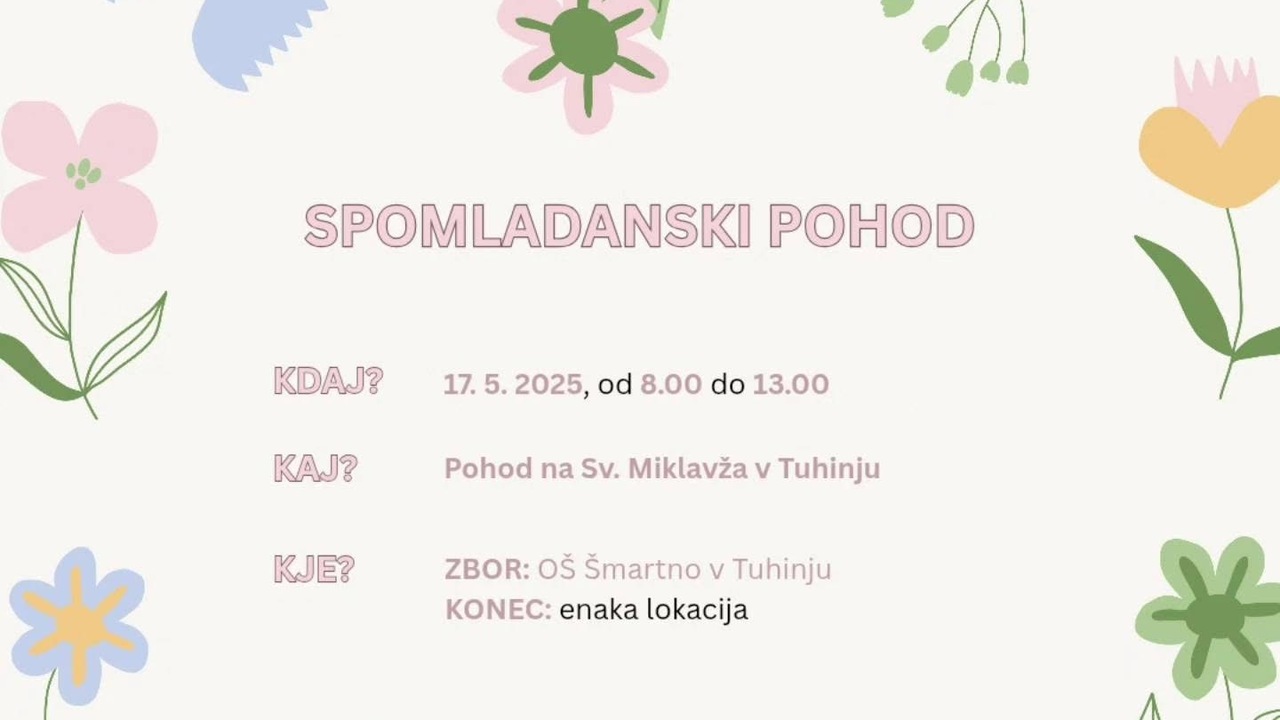 Spomladni pohod 2025