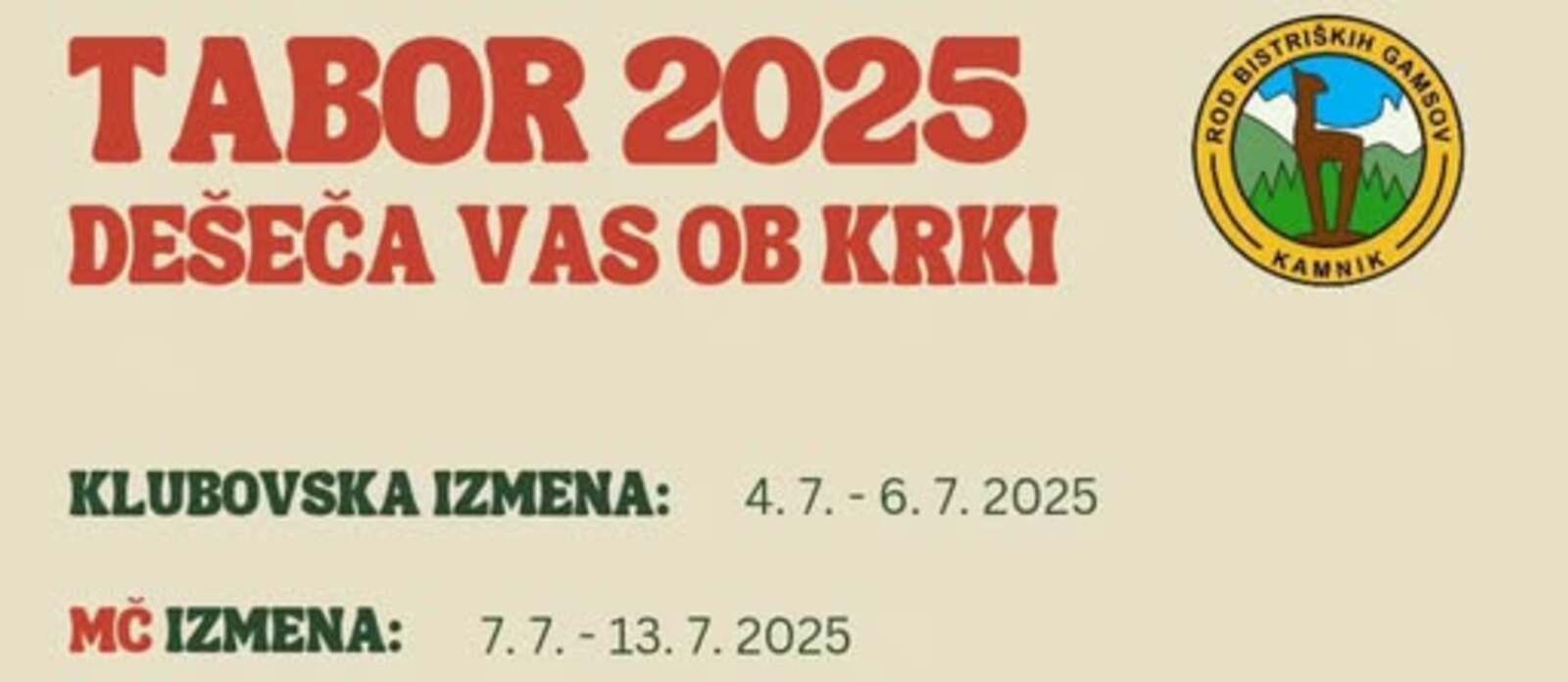 Tabor Krka 2025