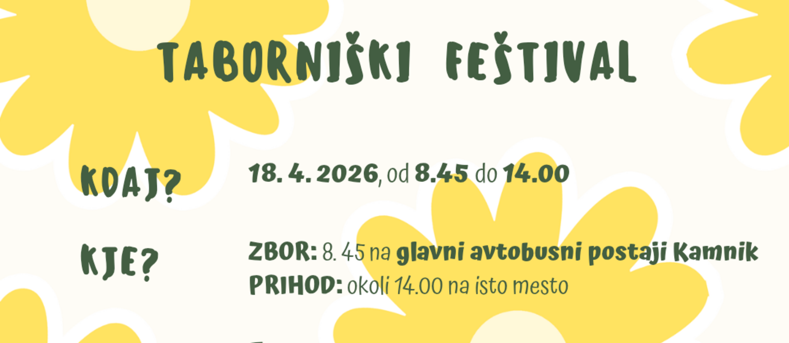 Taborniški feštival 2026